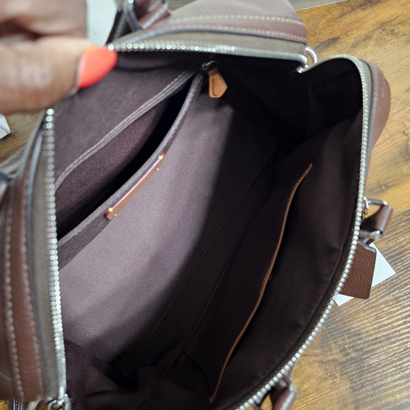 SATURDAY SALE...Coach Large Rowan...Maple - Picture 8 of 11